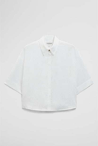 Short Sleeve Linen Shirt