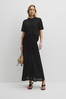 Flared Knit Skirt