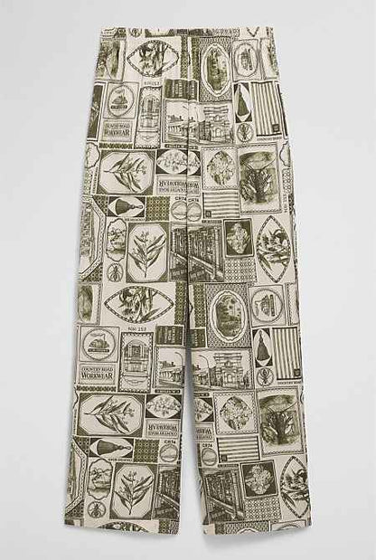 Print Silk Pant