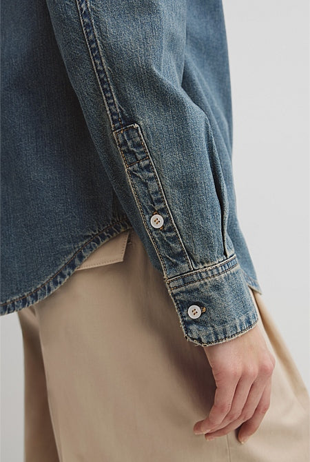 Slim Denim Shirt