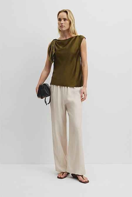 Tie Shoulder Top