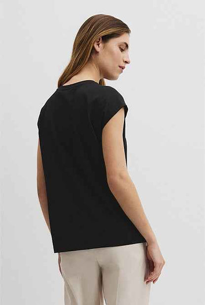 Australian Cotton Relaxed Crew Tank