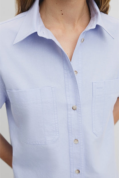 Crop Pocket Shirt
