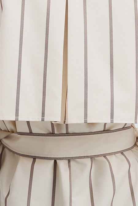 Longline Stripe Coat