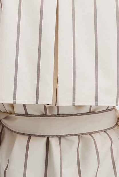 Longline Stripe Coat