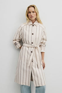 Longline Stripe Coat