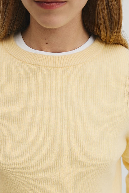 Lightweight Crew Neck Knit