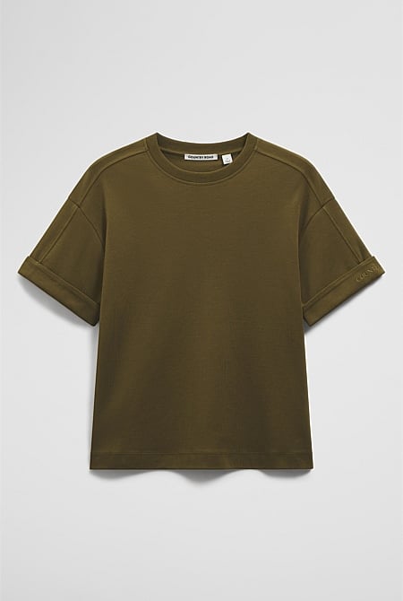 Cuff Sleeve T-Shirt