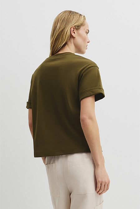 Cuff Sleeve T-Shirt