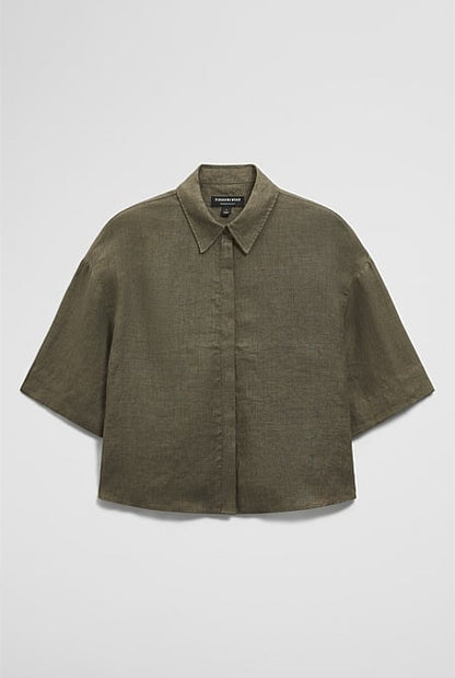 Short Sleeve Linen Shirt