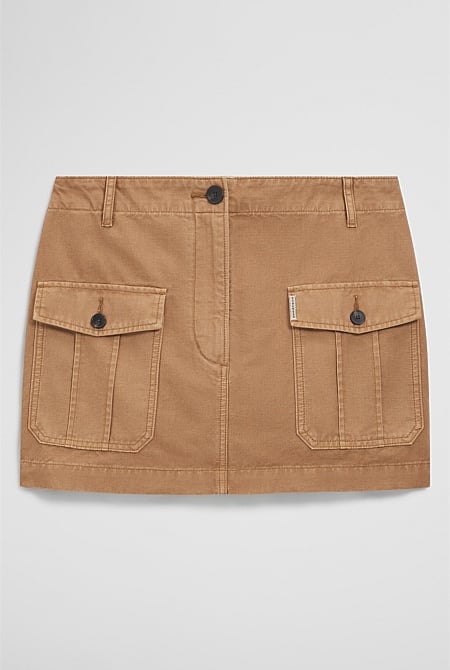 Workwear Mini Skirt