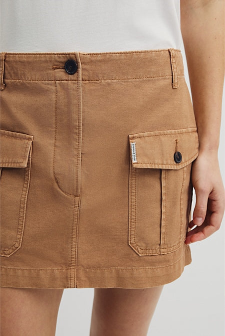 Workwear Mini Skirt