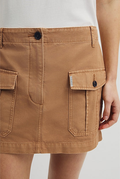 Workwear Mini Skirt