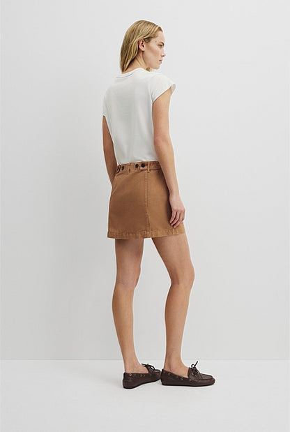 Workwear Mini Skirt