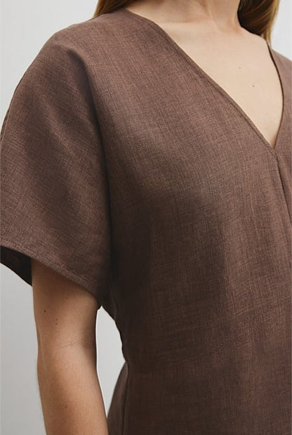 Linen Midi Dress
