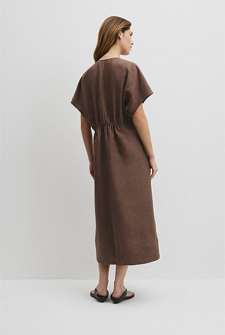 Linen Midi Dress