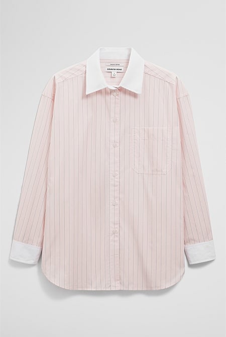 Stripe Poplin Shirt