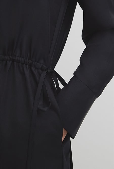 Gathered Mini Dress