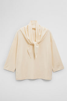 Scarf Crop Sleeve T-Shirt