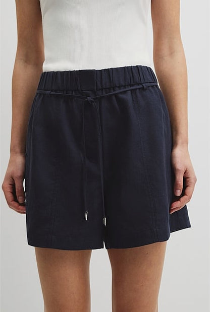 Pull On Linen Short