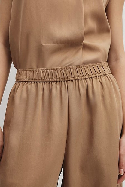 Cupro Bermuda Short