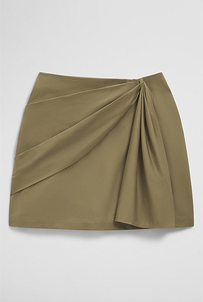 Bow Drape Skirt
