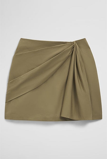 Bow Drape Skirt