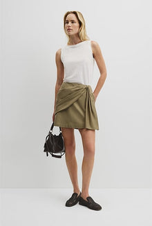 Bow Drape Skirt