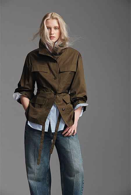 Cinched Utility Jacket