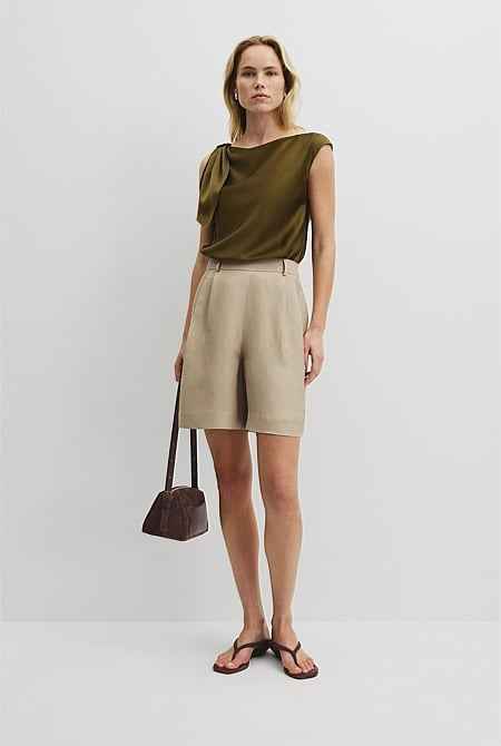 Twill Suit Short