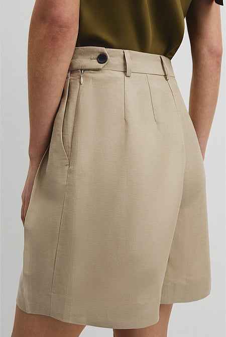Twill Suit Short