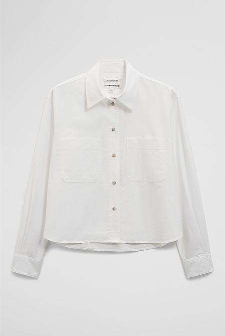 Crop Pocket Shirt
