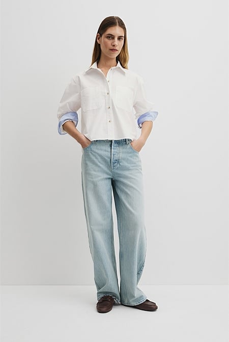 Crop Pocket Shirt
