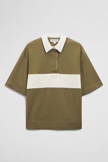 Australian Cotton Short Sleeve Workwear Block Rugby Polo