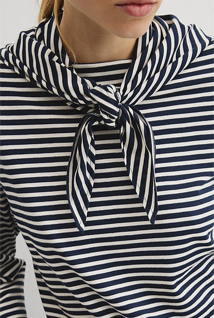 Australian Cotton Scarf Crop Sleeve T-Shirt