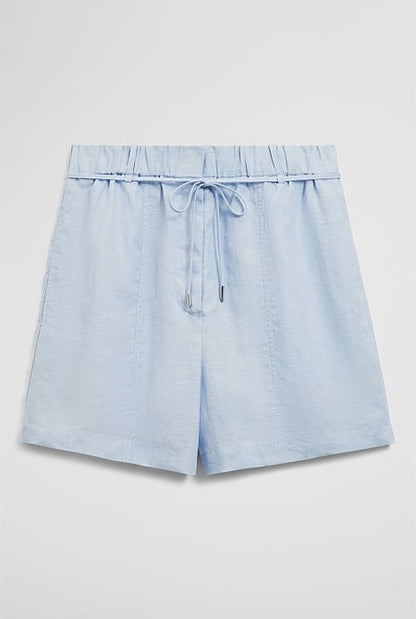 Pull On Linen Short