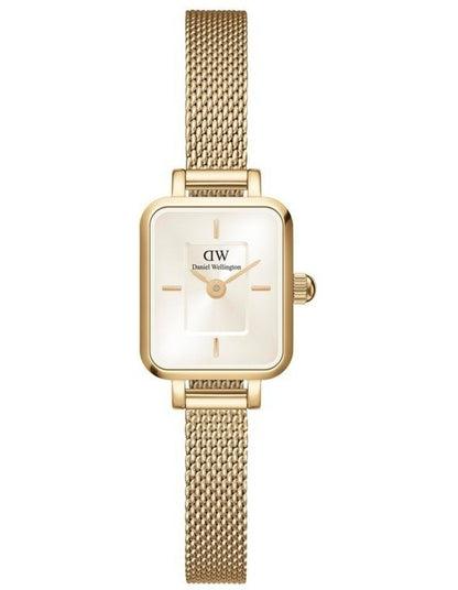 Quadro Mini Stainless Steel Watch in Gold
