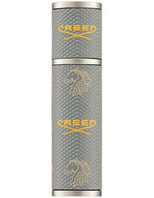 Refillable Travel Leather Atomiser in Grey 5ml