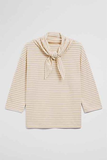 Australian Cotton Scarf Crop Sleeve T-Shirt
