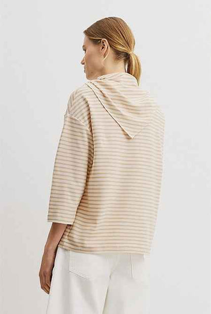 Australian Cotton Scarf Crop Sleeve T-Shirt