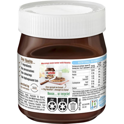 Nutella Hazelnut Chocolate Spread 400g