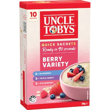 Uncle Tobys Oats Sachets Berry Variety 10 pack 350g