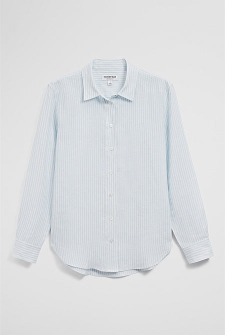 Classic Linen Stripe Shirt
