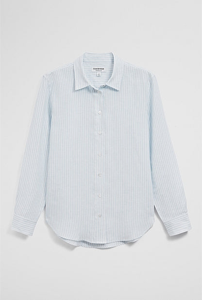 Classic Linen Stripe Shirt