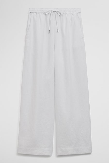 Pull-On Linen Pant