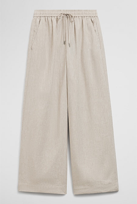 Pull-On Linen Pant