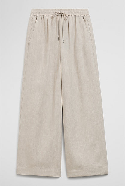Pull-On Linen Pant