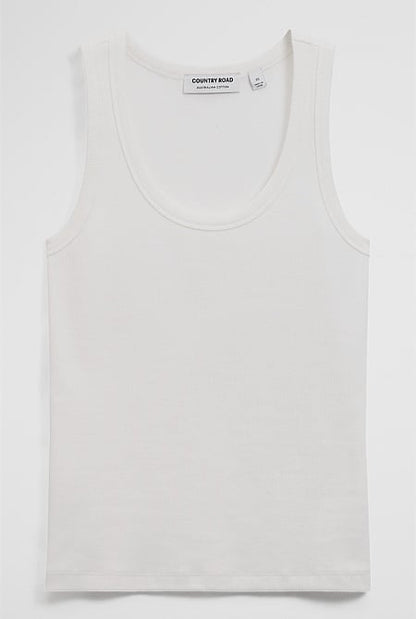 Scoop Neck Rib Tank
