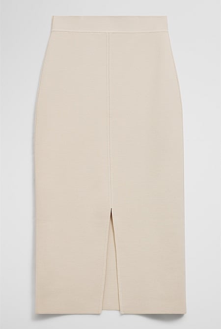 Textured Knit Skirt