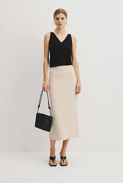 Textured Knit Skirt